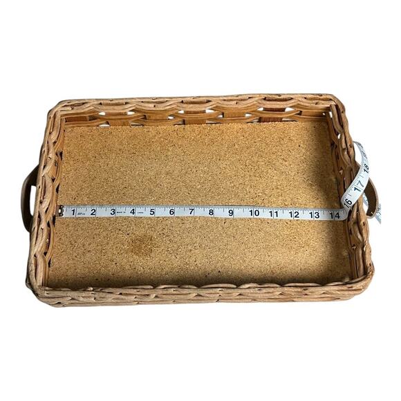 Vintage Pyrex Wicker Basket Designed To Hold a 3-quart Casserole Dish Handles - Picture 8 of 11